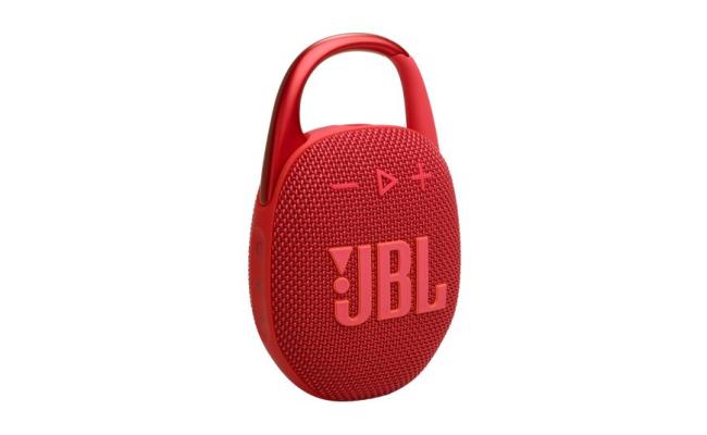 JBL Clip 5 Portable Bluetooth Speaker - Red