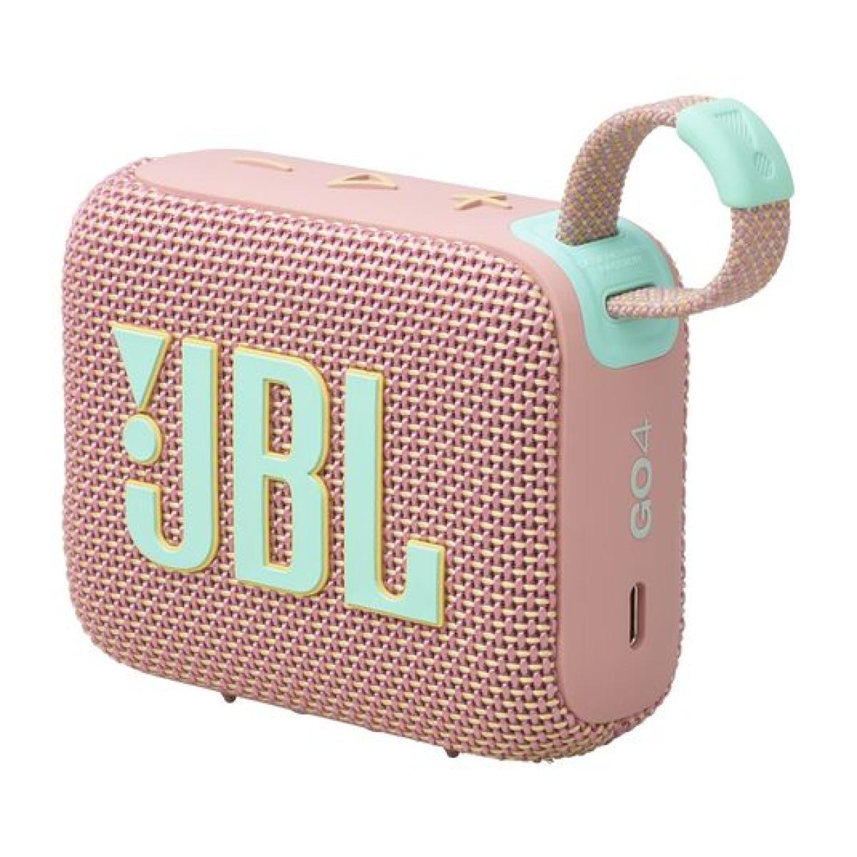 JBL GO 4 Portable Bluetooth Speaker - Pink