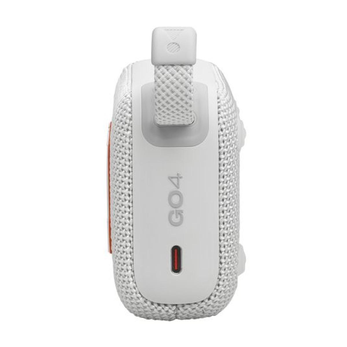 JBL GO 4 Portable Bluetooth Speaker - White