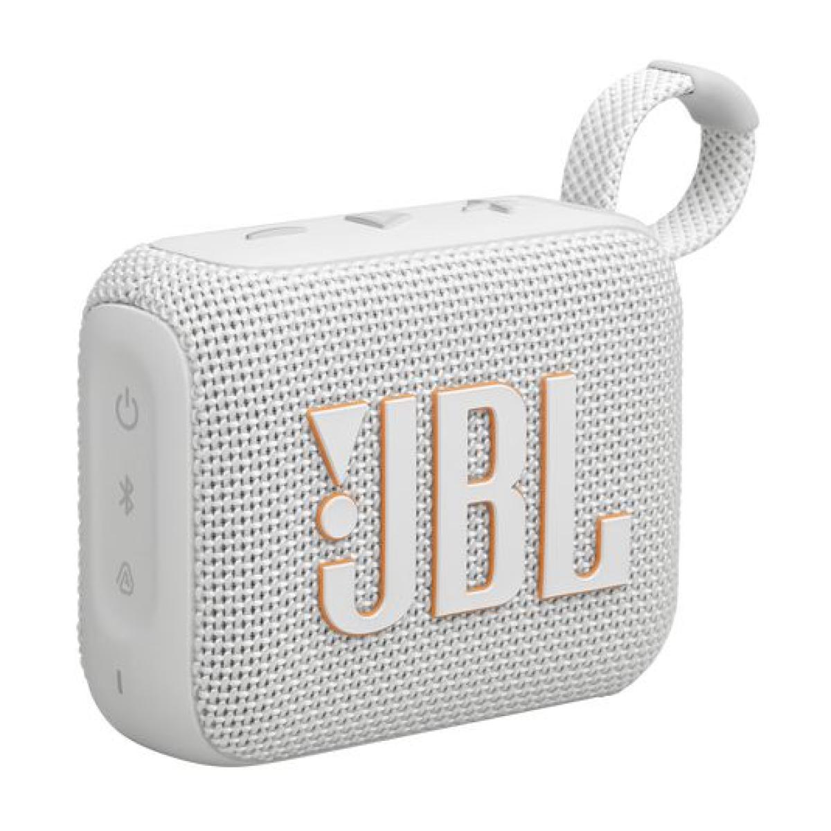 JBL GO 4 Portable Bluetooth Speaker - White