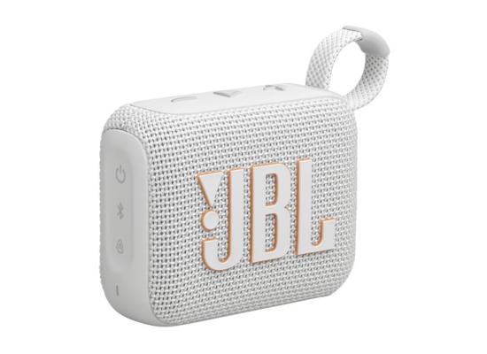 JBL GO 4 Portable Bluetooth Speaker - White