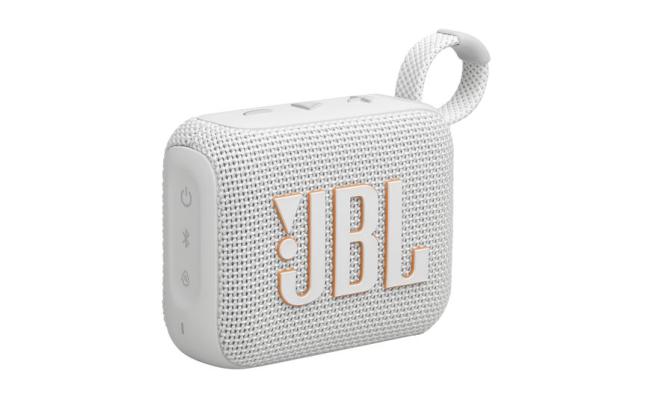 JBL GO 4 Portable Bluetooth Speaker - White