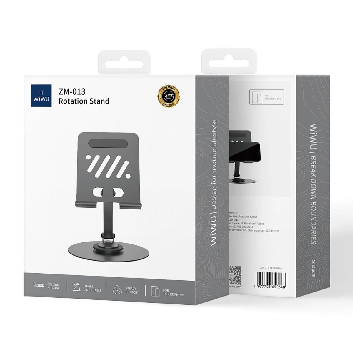 WiWU ZM-013 360° Rotatable Metal Phone & Tablet Stand