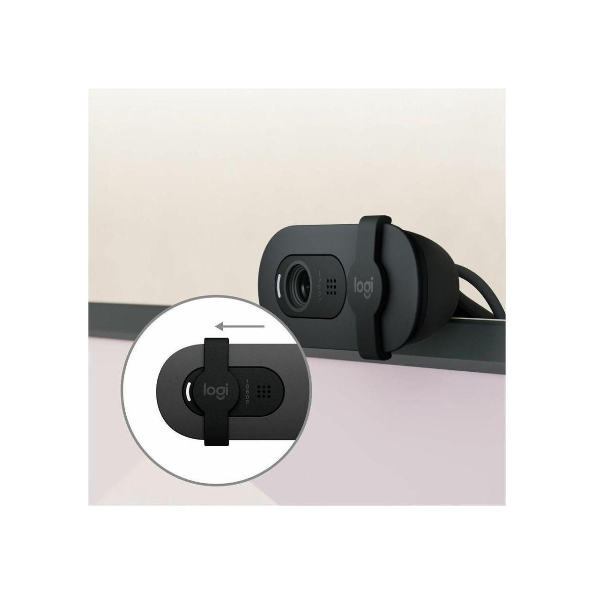 Logitech Brio 100 Full HD USB Webcam  - Graphite