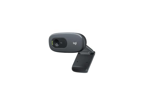 Logitech C270 HD Webcam Built-in Mic, USB 2.0