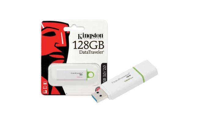 Kingston DTIG4/128GB USB 3.0 Stick Data Traveler (White+Green)