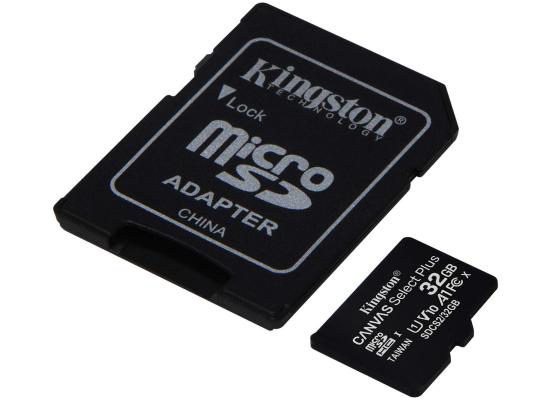 Kingston 256GB micSDXC Canvas Select Plus 100R A1 C10 Card + ADP