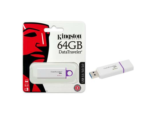 Kingston DTIG4/64GB USB 3.0 Stick Data Traveler (White+Purple)