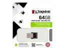 Kingston DTDUO3/64GB MicroDuo USB Flash Drive