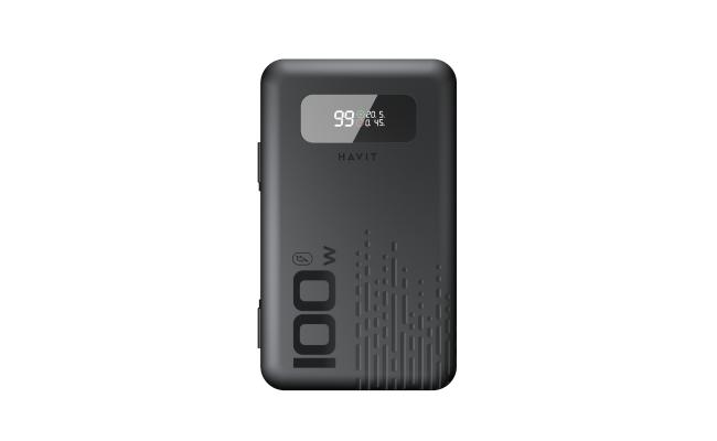 HAVIT PB5212 100W PD Fast Charging Power Bank – 20,000mAh | Smart Digital Display | Laptop Compatible