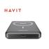 HAVIT PB5223 Magnetic Wireless Power Bank – 5000mAh | 15W MagSafe Compatible | PD 20W | Black