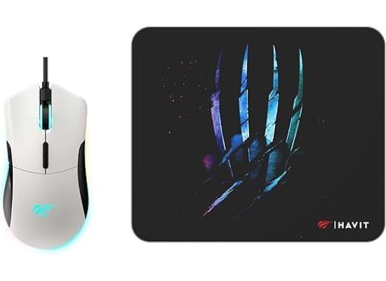 HAVIT Gamenote MS1037CM RGB Gaming Mouse & Mouse Pad Combo