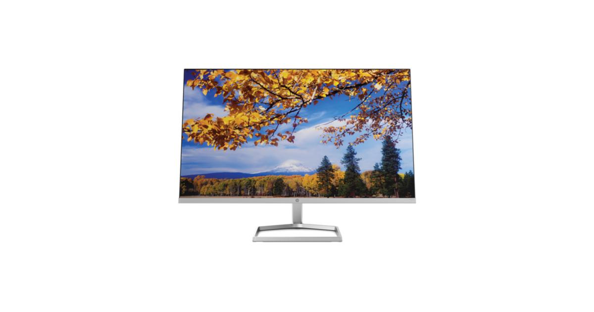 HP M27f Ultra slim Full-HD IPS Monitor , Eye Safe , Silver & Black ...