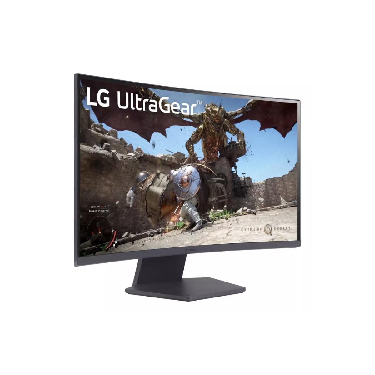 LG 27GS60QC-B 27 UltraGear™ QHD 180Hz 1ms AMD FreeSync™ HDR10 1000R Curved Gaming Monitor