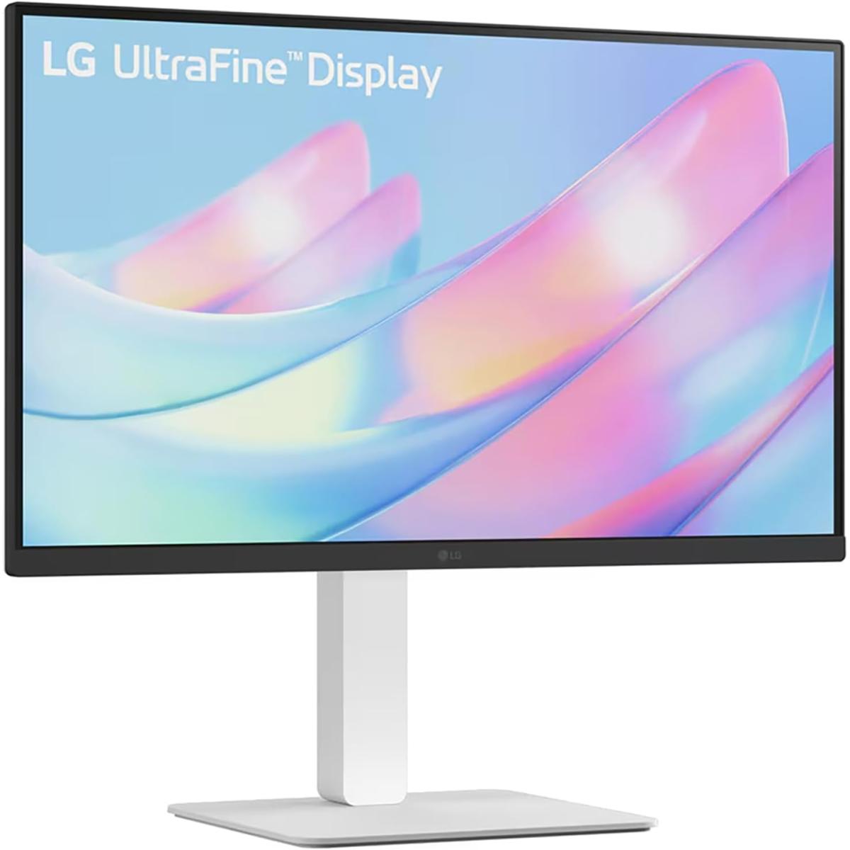 LG 27US550-W – 27” UHD 4K IPS Monitor with HDR10 & Ergonomic Stand White- Monitor