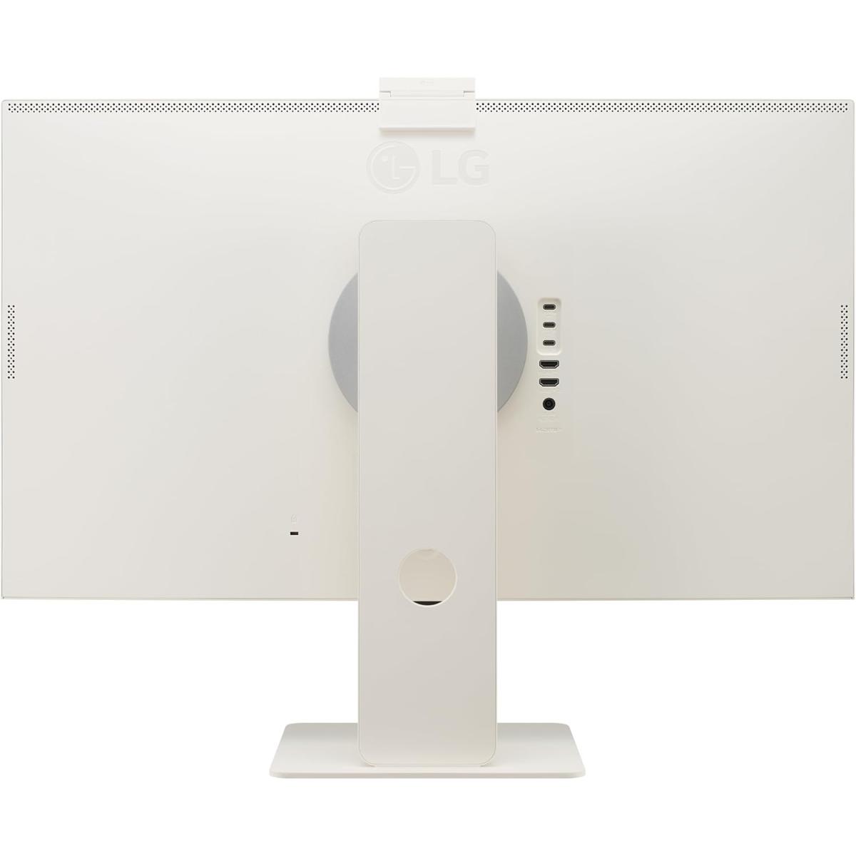 LG 32SR85U-W 32″ 4K UHD IPS Smart Monitor with webOS & Built‑in FHD Webcam