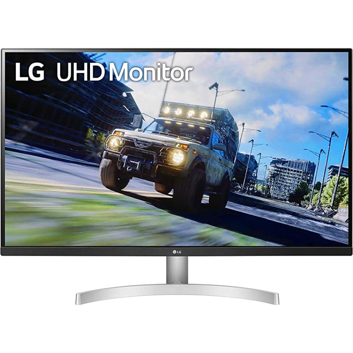 LG 32UN500-W  4K HDR 10 DCI-P3 90% Color Gamut w/ 3-Side Virtually Borderless Design & Built-in Speakers -  Gaming Monitor