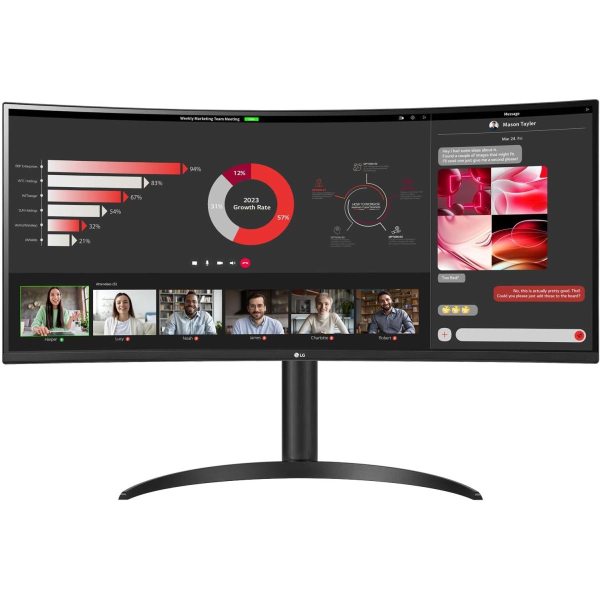 LG 34WR55QC-B 34