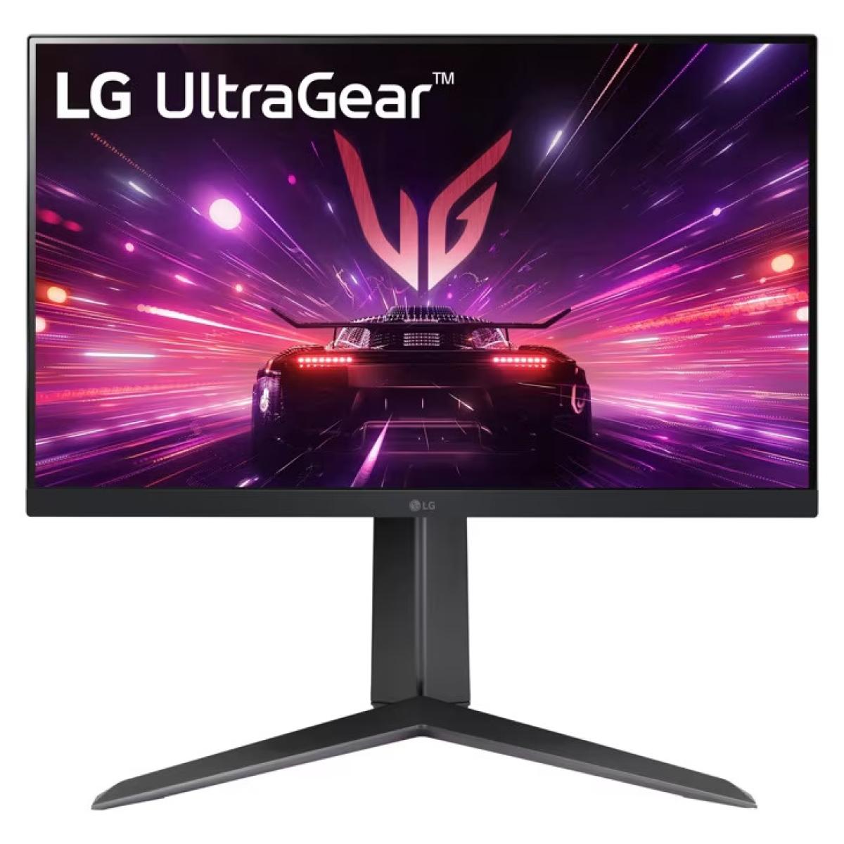 LG 24GS65F-B 24 Inch UltraGear™ FHD 180Hz 1ms HDR10 NVIDIA® G-SYNC® Compatible IPS with Tilt/Height/Pivot Stand - Gaming Monitor