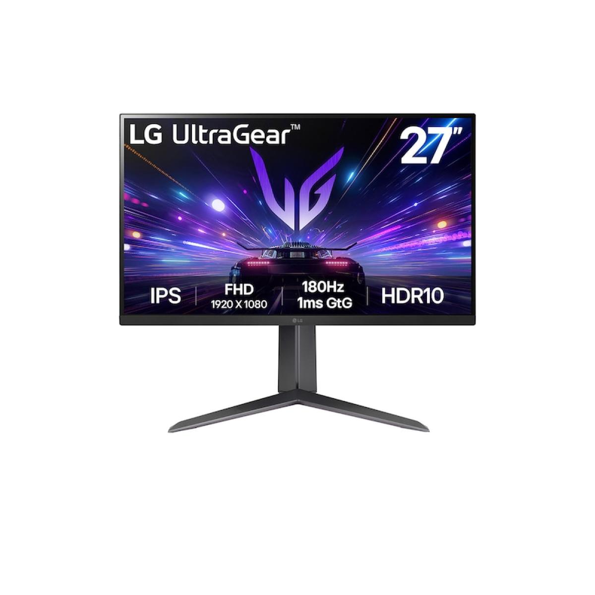 LG 27GS65F-B 27 Inch UltraGear Full HD IPS | NVIDIA® G-SYNC® Compatible 180Hz, IPS 1ms (GtG), HDR10 - Gaming Monitor