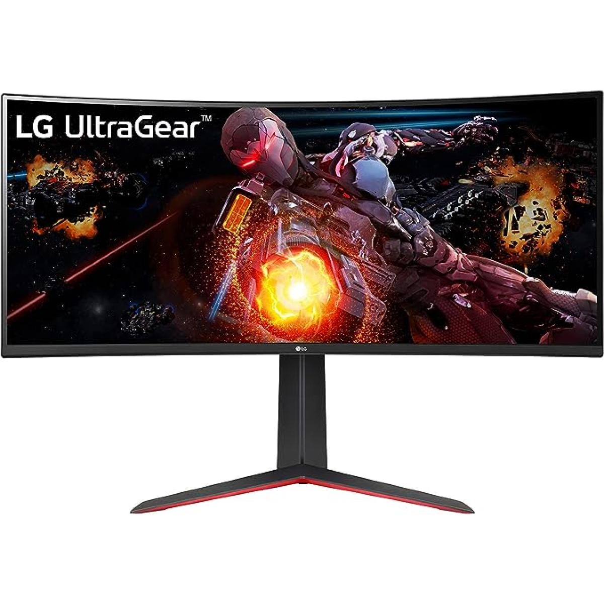 LG 34GP63A-B Curved UltraGear™ QHD HDR 10 160Hz Monitor with Tilt/Height Adjustable Stand-Gaming Monitor