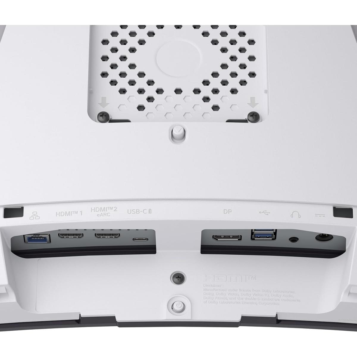 LG UltraGear 34GX90SA-W – 34” WQHD Curved OLED (240Hz) White- Gaming Monitor