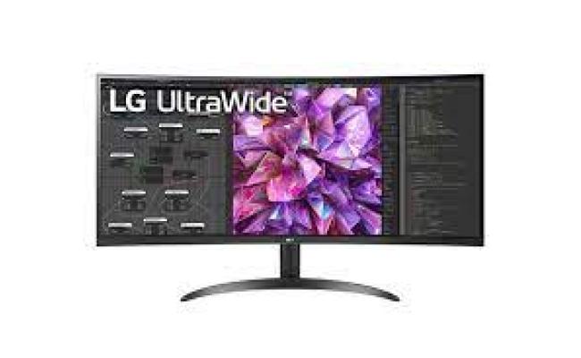 LG 34WQ60C-B Curved UltraWide™ QHD IPS HDR 10 Monitor with Dual Controller & OnScreen Control -  Gaming Monitor