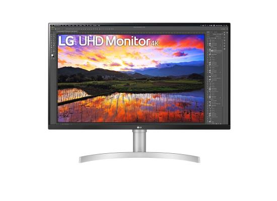 LG 32UN650-W  4K IPS HDR 10 DCI-P3 95% Color Gamut w/ 3-Side Virtually Borderless Design & Built-in Speakers -  Gaming Monitor