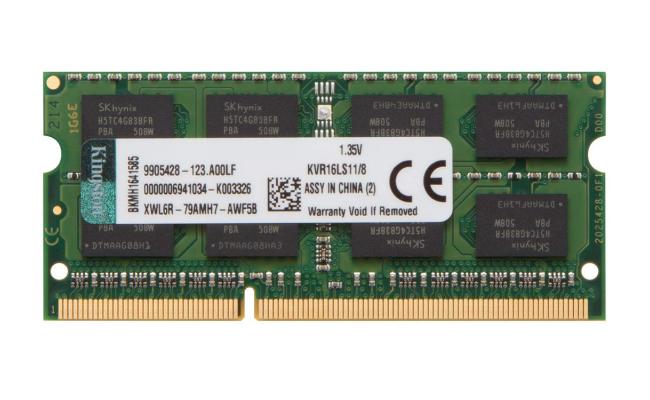 Kingston 8GB DDR3L 1600 MHz