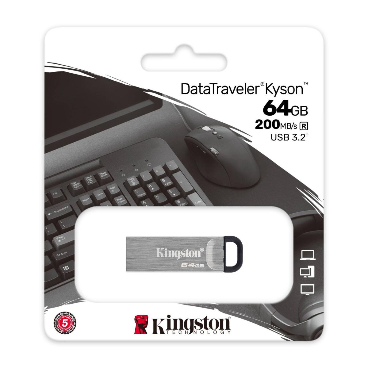 Kingston DTKN Kyson 64GB USB-A 3.2