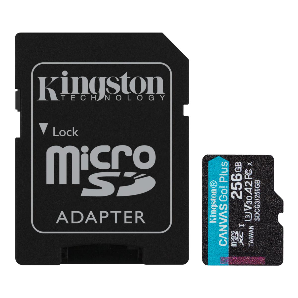 Kingston microSD 256GB Canvas Go Plus