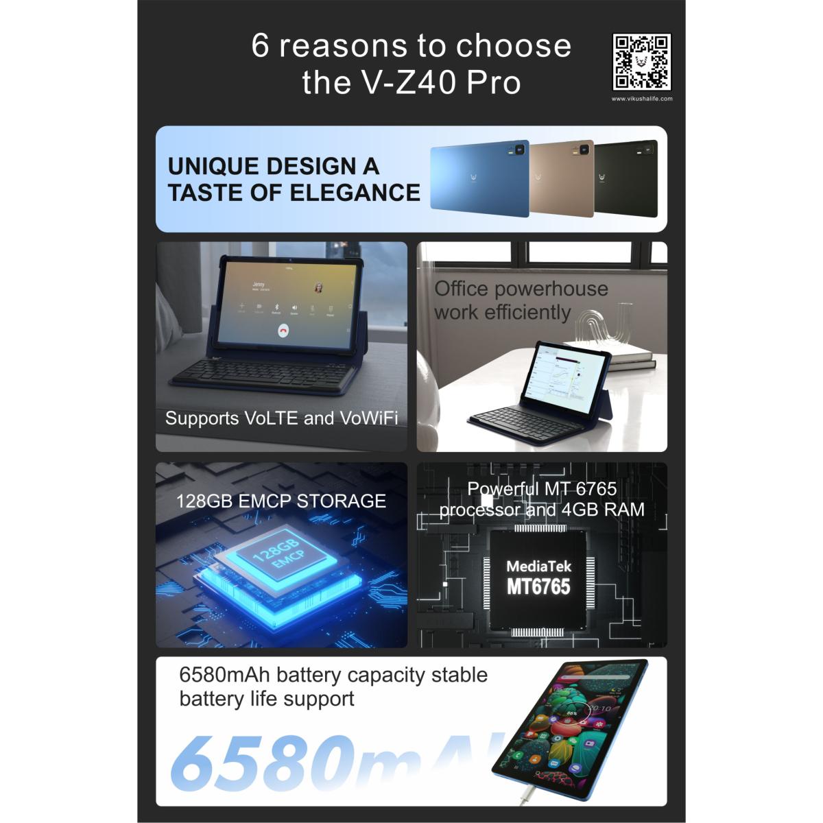 VIKUSHA V-Z40 Pro 4G - Tablet
