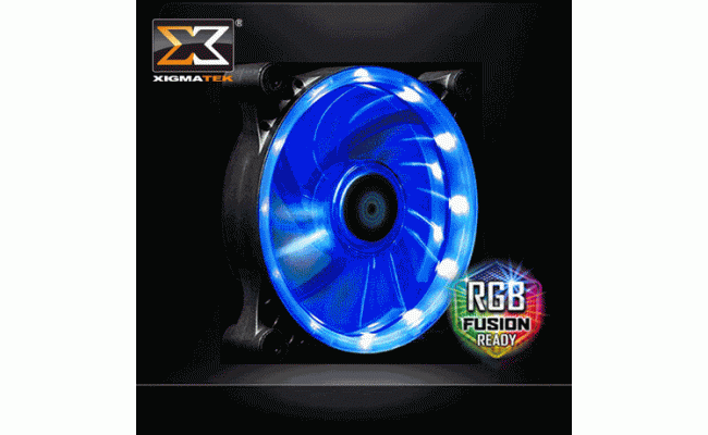 Xigmatek SC120 RGB LED Fan 120mm (3 Pin) Case Fan