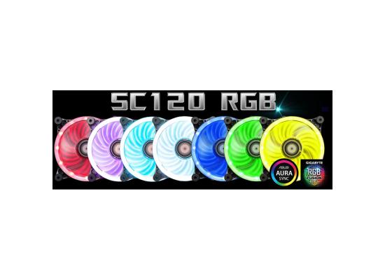Xigmatek SC120 RGB LED Fan 120mm (3 Pin) Case Fan