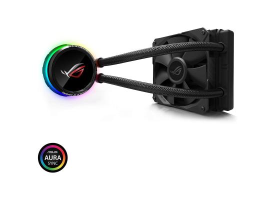 ASUS ROG Ryuo 120 all-in-one liquid CPU cooler with color 