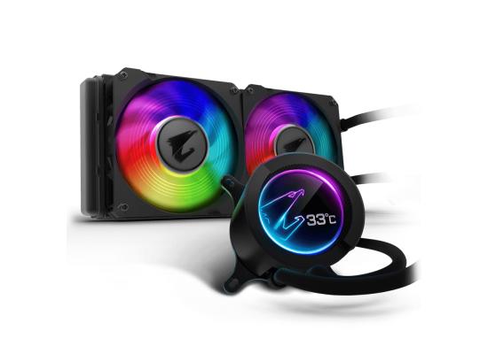 AORUS LIQUID COOLER 240, All-in-one Liquid Cooler with Circular LCD Display