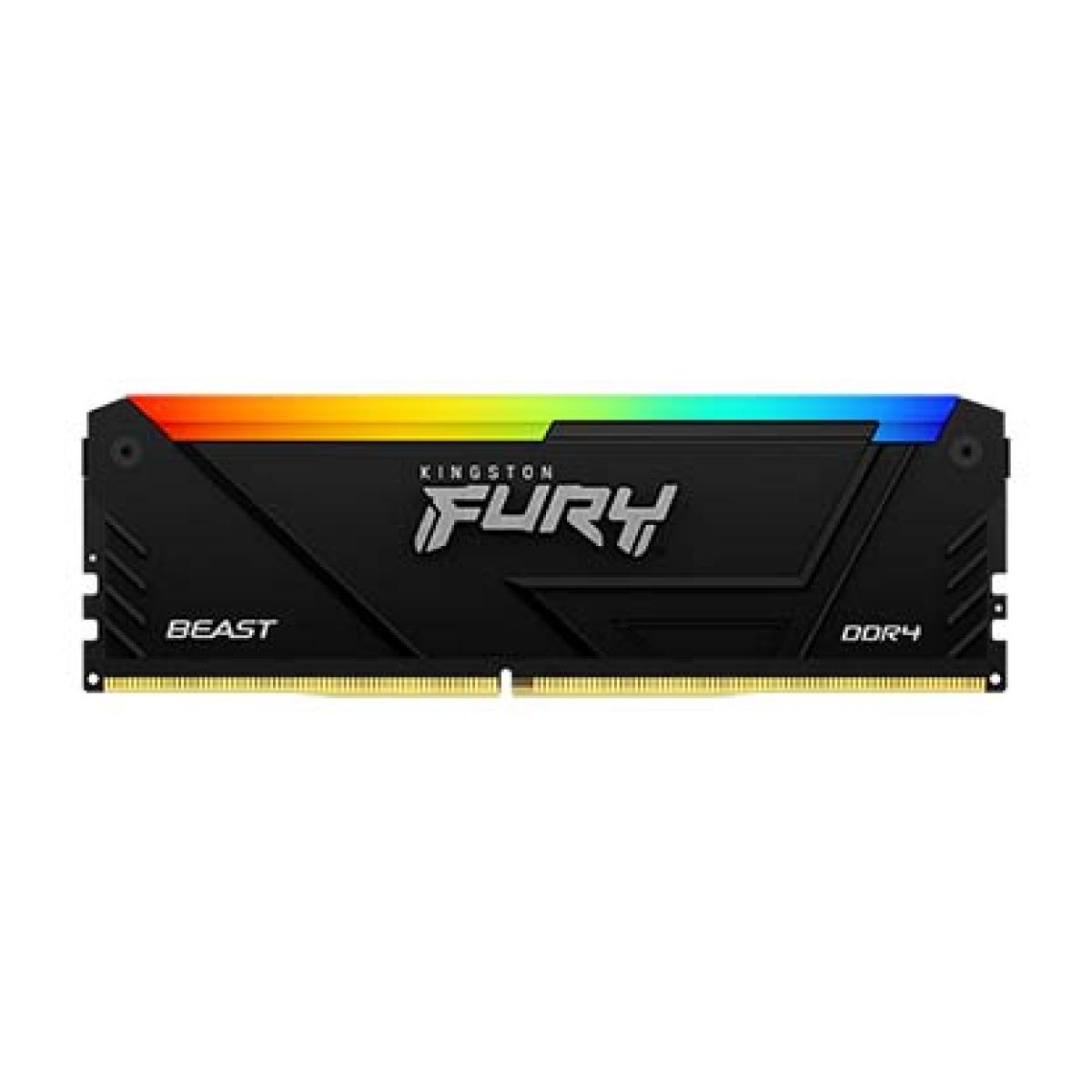 Kingston FURY Beast RGB 8GB 3200MT/s DDR4 CL16 DIMM Computer Memory