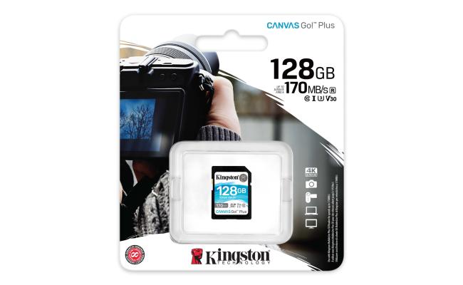 Kingston Canvas Go! Plus SD Memory Card 128GB