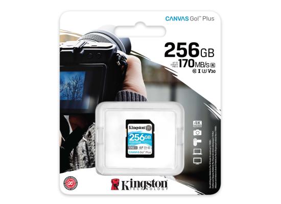 Kingston Canvas Go! Plus SD Memory Card 256GB