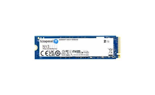 Kingston NV3 2TB PCIe 4.0 NVMe SSD – M.2 2280