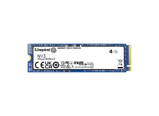 Kingston NV3 4TB PCIe 4.0 NVMe SSD – M.2 2280