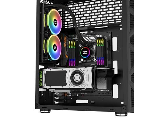 Xigmatek Overtake Tempered Glass Rainbow RGB Gaming Case
