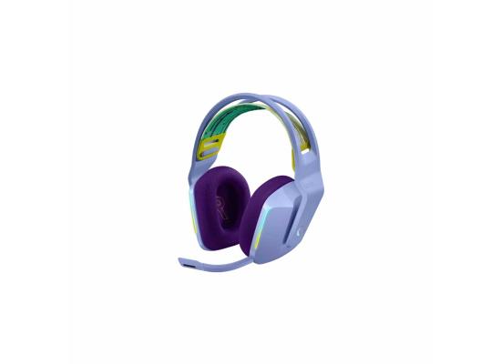 Logitech G733 Lightspeed Wireless Gaming Headset with Suspension Headband, Lightsync RGB-Lilac
