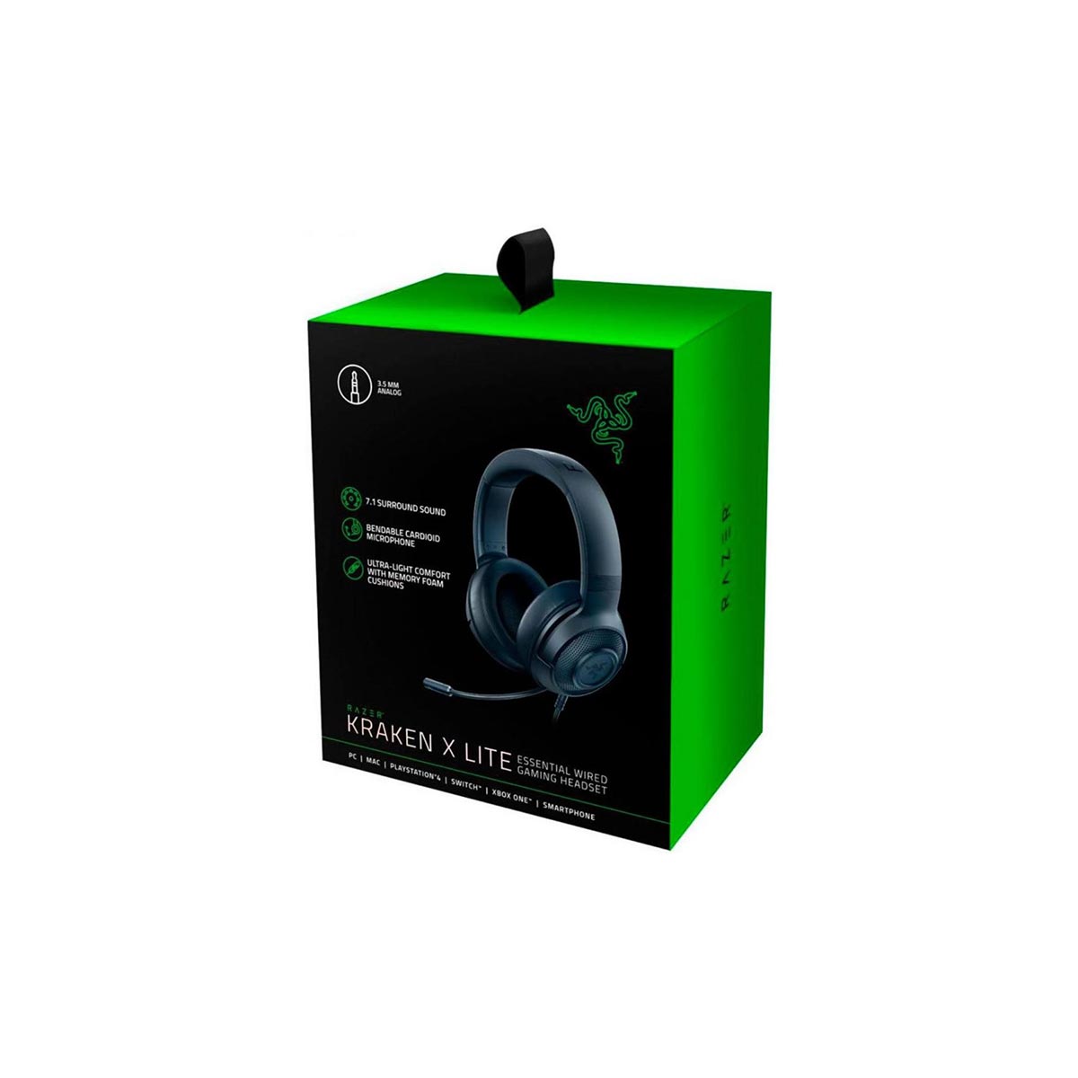 Razer Kraken X Lite 7.1 Surround Sound Ultra Light Wired Gaming Headset™