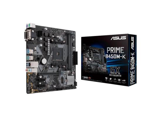 ASUS PRIME B450M-K AMD B450 Micro ATX Motherboard