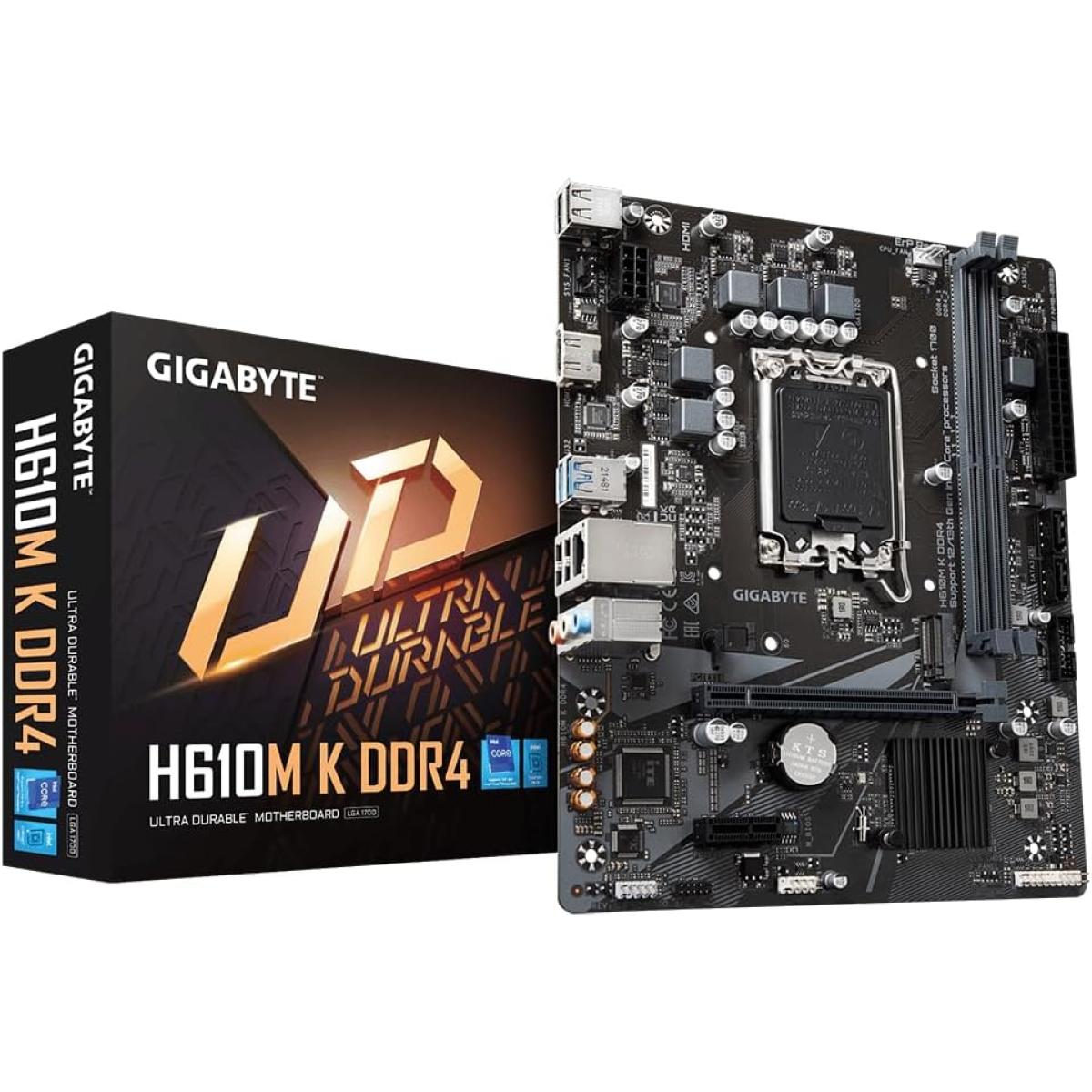 Gigabyte H610M K DDR4 (Socket 1700/H610/DDR4/S-ATA 6Gb/s/Micro ATX)