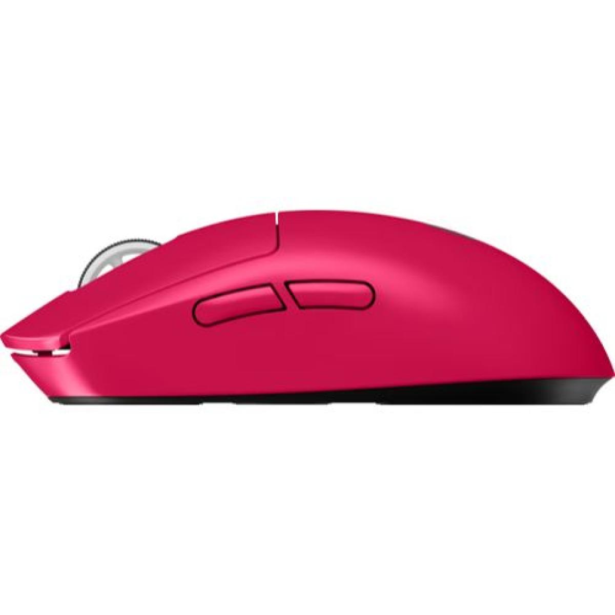 Logitech G PRO X SUPERLIGHT 2 LIGHTSPEED Wireless Gaming Mouse, Lightweight, LIGHTFORCE Hybrid - Magenta