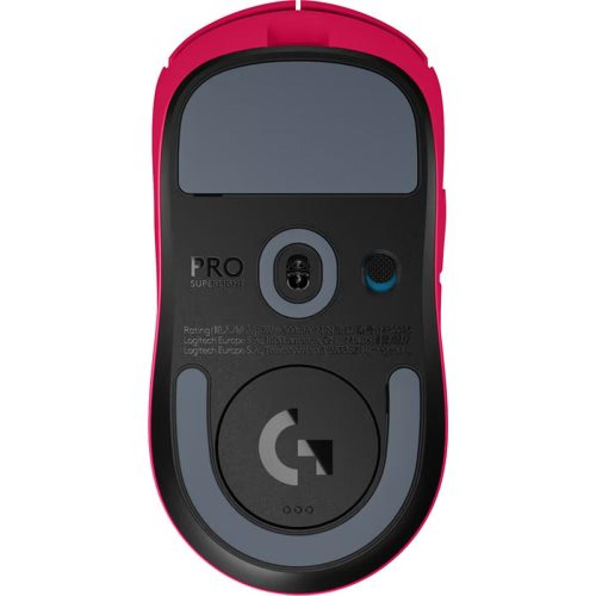 Logitech G PRO X SUPERLIGHT 2 LIGHTSPEED Wireless Gaming Mouse, Lightweight, LIGHTFORCE Hybrid - Magenta