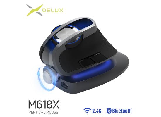 Delux M618X - Vertical Gaming Mouse