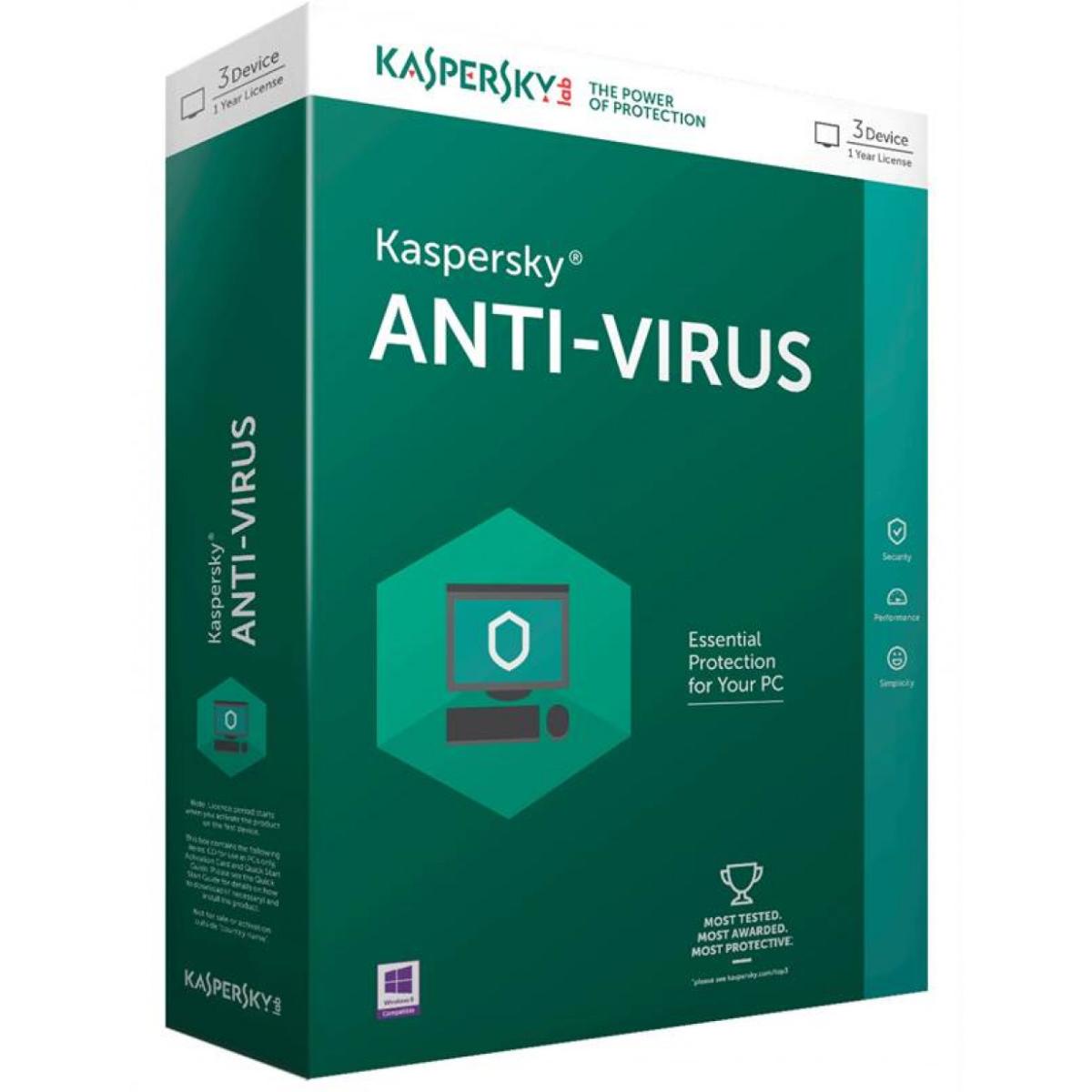 Kaspersky Anti-Virus 3+1 2017